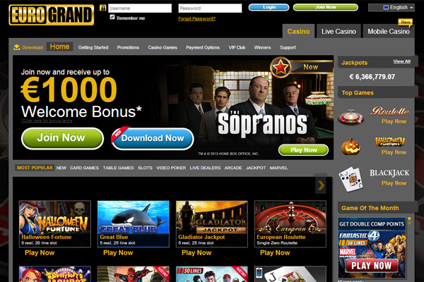 EuroGrand Casino screen shot
